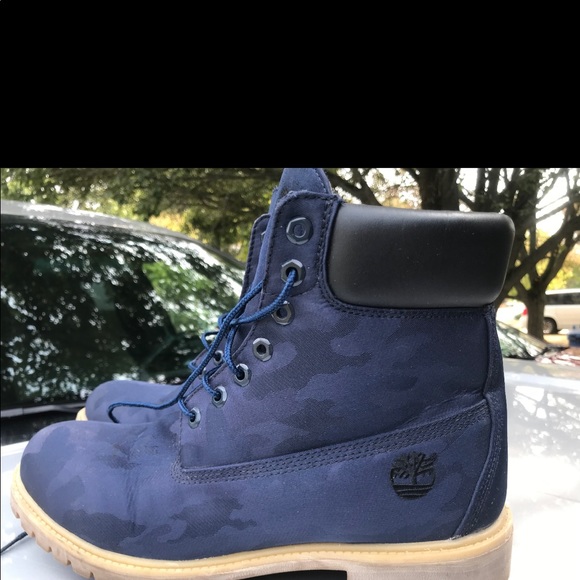 Timberland Shoes | Camo Navy Blue 